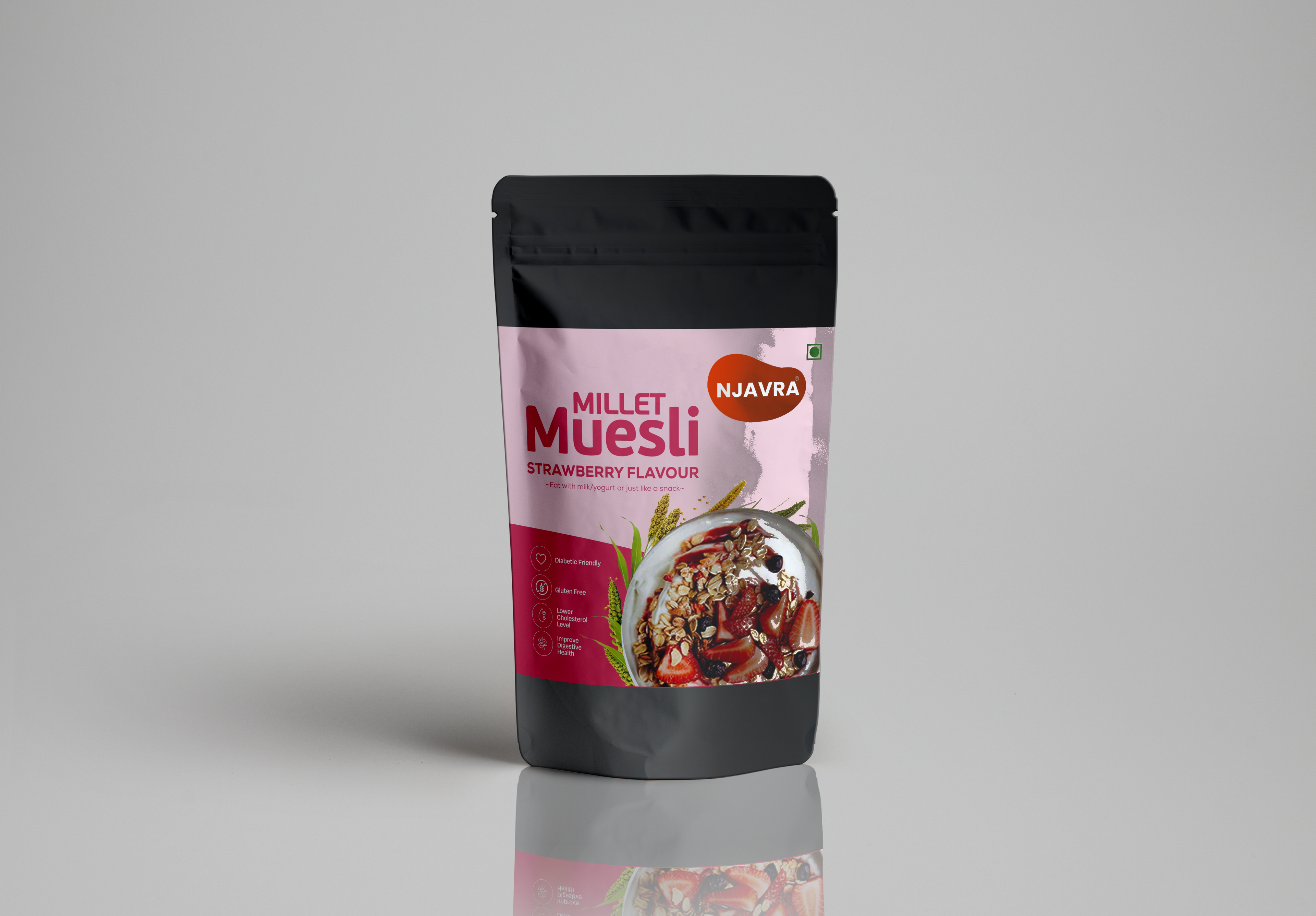 Milet Muesli(Strawberry Flavor)